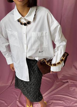 Сорочка chanel жіноча біла