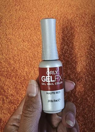 Гель лак orly gel fx gel nail color in the shade creme-sheer червоний 9 мл