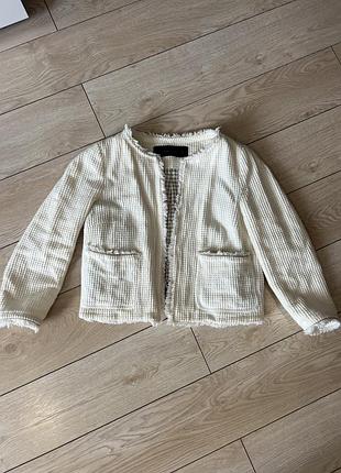 Твідовий жакет піджак zara
