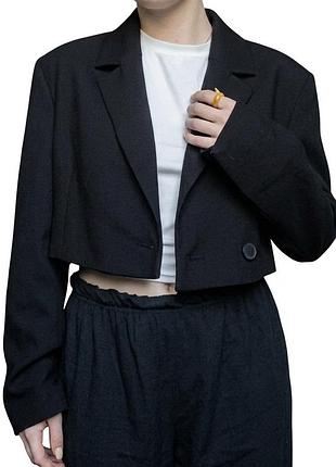 Укорочений піджак bershka
