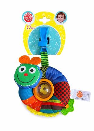 Підвісна розвивальна іграшка biba toys «равлик» 153🐌