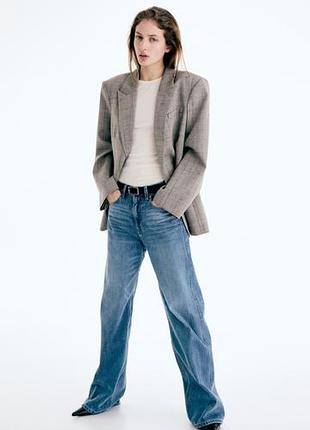 Джинси wide high h&amp;m