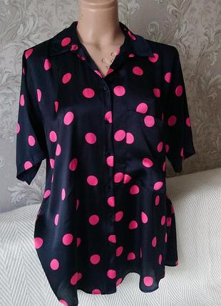 Сорочка в горох,  zara, l