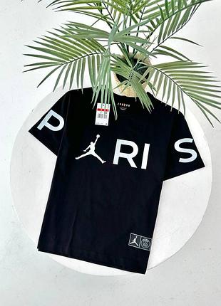 Футболка jordan paris чорна чоловіча