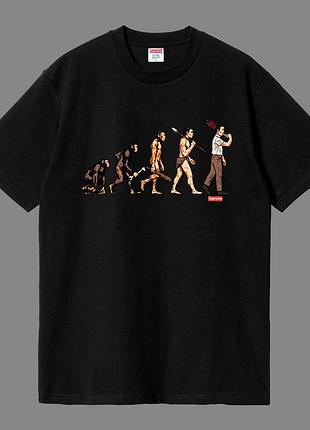 Футболка supreme чорного кольору