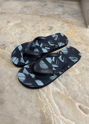 Шльопанці вʼєтнамки тапки armani exchange
