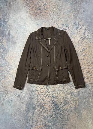 Ляний жіночий піджак max mara