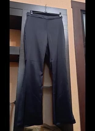 Жіночі "шовкові" чорні брюки h&m xl, l