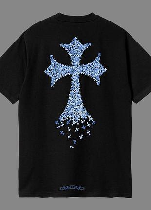 Футболка чорного кольору chrome hearts