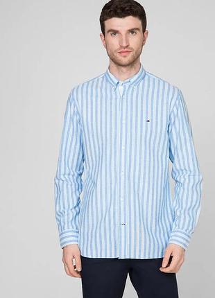 Сорочка чоловіча ллянна tommy hilfiger розмір xl