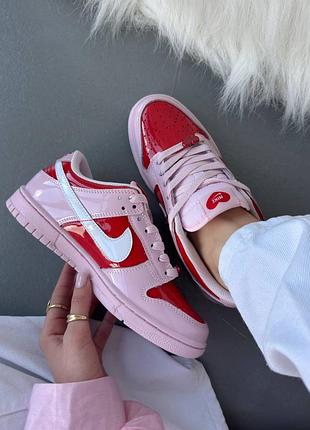 Кроссовки женские nike dunk low valentine's day