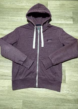 Чоловіче тепле худі superdry на блискавці, розмір l