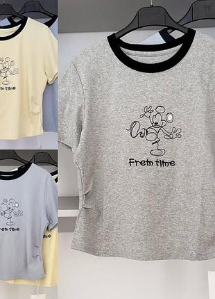 Футболка принт mickey