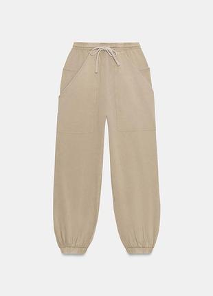 Хлопковые брюки от zara.