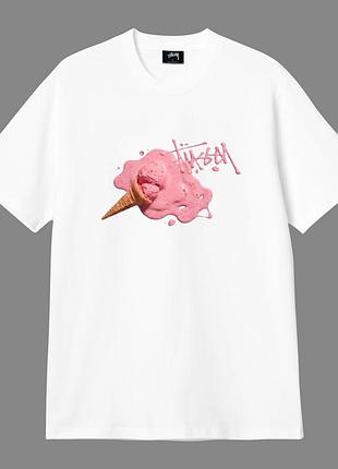 Stussy футболка білого кольору