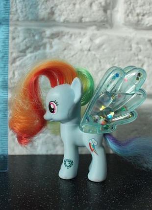 Hasbro my little pony rainbow dash из серии "water cuties".радуга, рейнбоу деш.