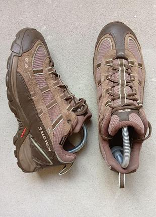 Треккинговые кроссовки salomon gore-tex р. 41 1/3 (стелька 26,5 см)