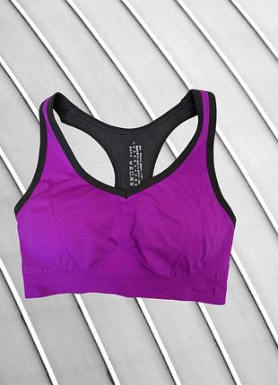 Женский спортивный топ shein l xl оригинал шеин фиолетовый спортивный бюстгальтер бра с чашечками для фитнеса поддержка идеал