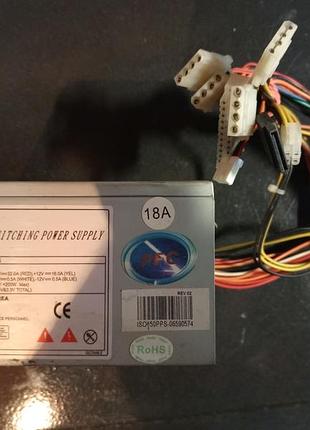 Надежный импульсный блок питания atx iso iso-450pp 4s 350w pfc