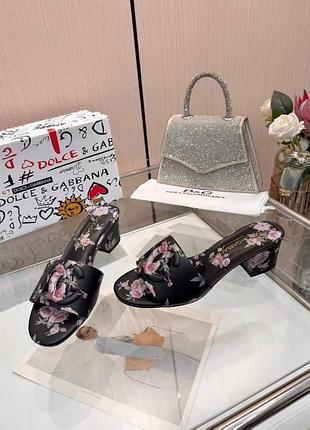 Мюлі на малих підборах dolce&gabbana 12-14 робочих днів