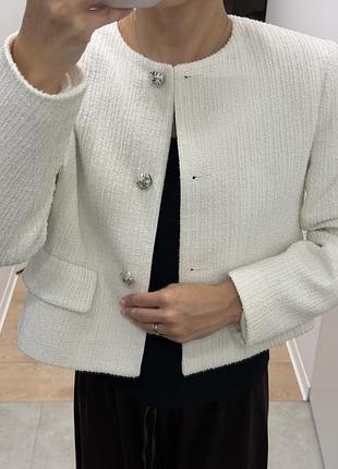 Твідовий піджак zara