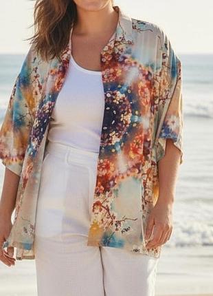 Вільна жіноча блуза сорочка asos design розмір 2xl