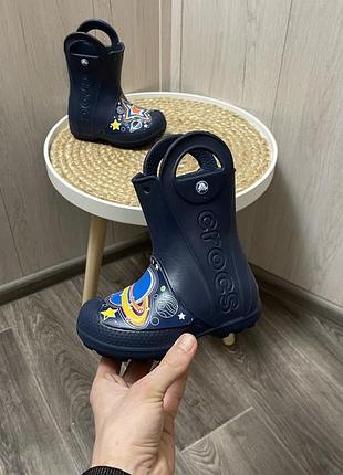 Дитячі гумові чоботи crocs 25р.