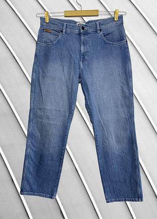 Чоловічі блакитні джинси wrangler texas w36 l30 xl оригінал вранглер лімітована серія  прямі щільні стан ідеал 52