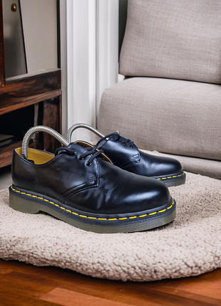Оригінальні шкіряні туфлі dr. martens 1461 bex 3 eye