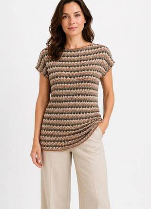 Трикотажний топ sarah pacini italy фактурний віскозний one size