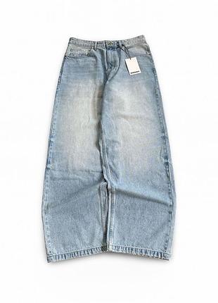Джинси бершка super baggy jeans skater широкі джинси bershka беггі