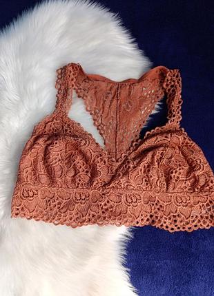 Бралет топ топік білизна мереживний сток новий xl aerie 2
