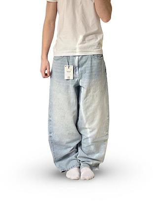 Джинси бершка super baggy jeans skater широкі джинси bershka беггі