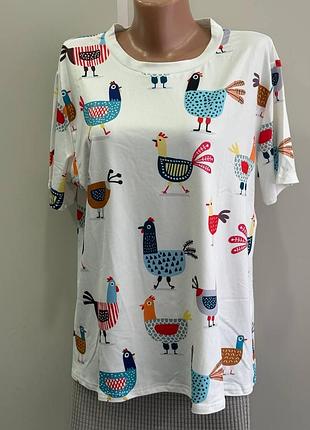 Новая женская футболка xxl, 54-56р