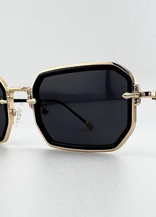 Солнцезащитные очки kaizi pps33401 c48 polarized с поляризацией, золотые геометрические
