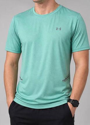 Футболка under armour iso-chill чоловіча ментолова спортивна холодок стрейч літня