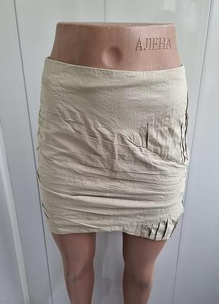 Юбка zara жатка дефект xs-s зара