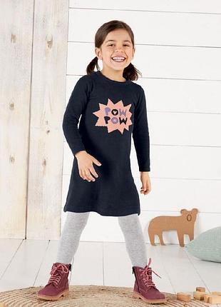 Платье трикотажное для девочки lupilu lidl 305315 098-104 см (2-4 years) темно-синий