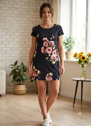 Платье летнее с нежным цветочным принтом boohoo