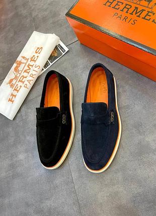 Чоловічі лофери hermes 40-45 розмір