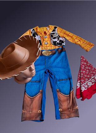 Ковбой шериф вудди disney история игрушек toy story карнавальный костюм на 3-4 года