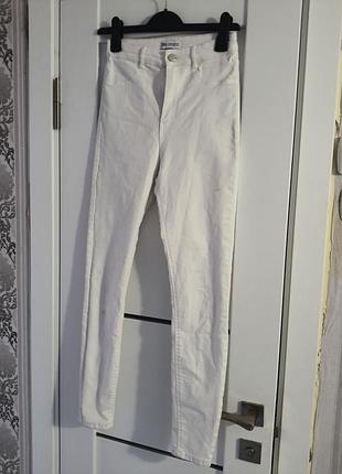 Джинси білі zara