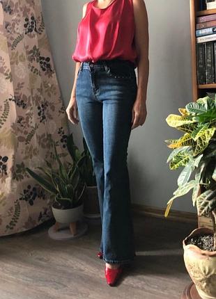 Шелковый красный топ майка премиум бренда samoon (gerry weber), 100% шелк, р. xl-xl (50)