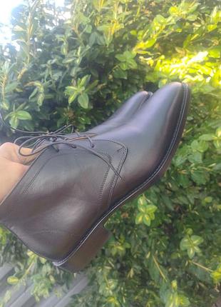 Крутые кожаные ботинки navyboot 2