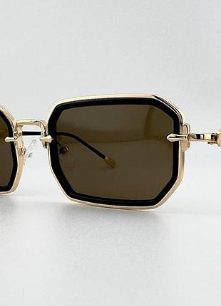 Солнцезащитные очки kaizi pps33401 c54 polarized с поляризацией, золотые геометрические