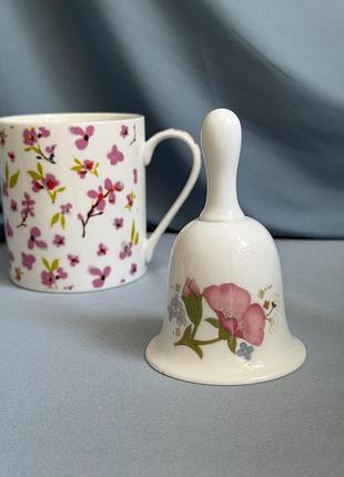 🔔 порцеляновий дзвіночок wedgwood “meadow sweet” вінтаж