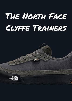 The north face clyffe trainers grey khaki
