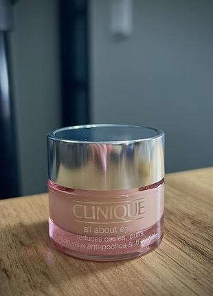 Крем для контуру очей clinique all about eyes