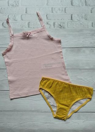👙185грн👙110см
🛍у наявності🛍1шт
дитячий комплект білизни lefties майка та труси