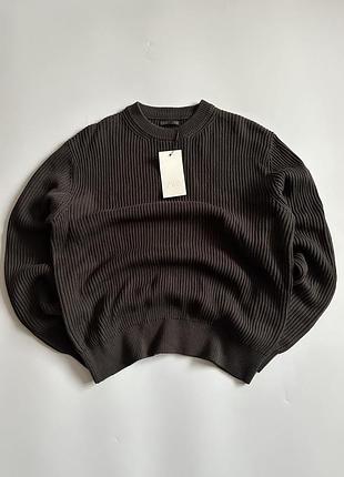 Светр zara old money зара sweater кофта плетений олд мані худі